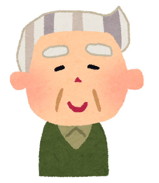 70代男性のイメージイラスト